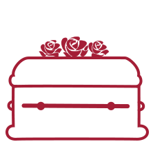 casket with flowers Icon